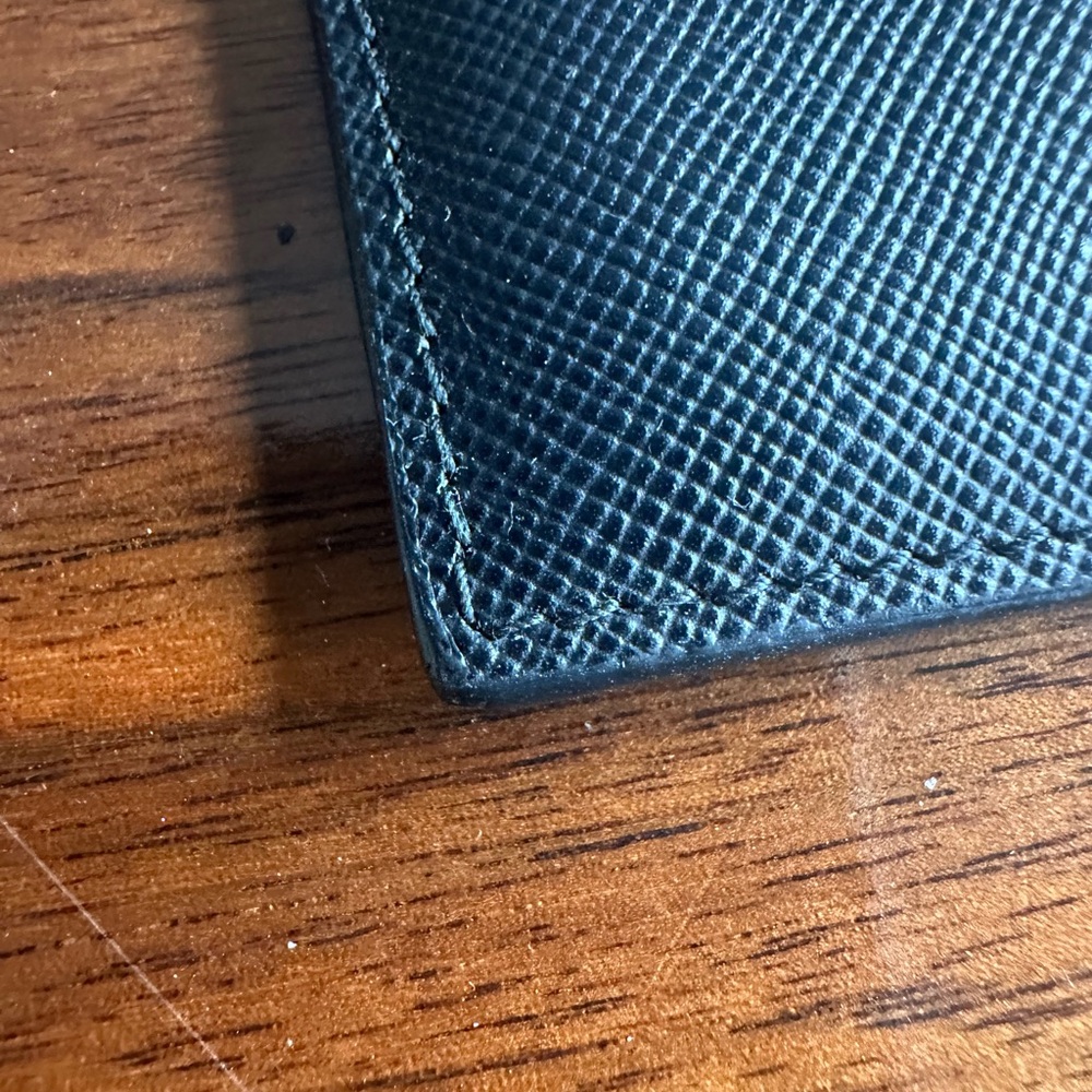 Prada Black Saffiano Leather Card Holder - Picture 2 of 4